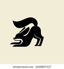 Fennec Fox logo icon design illustration template