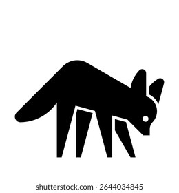Fennec Fox Logo. Icon design. Template elements