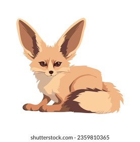 icono de fauna silvestre fennec fox