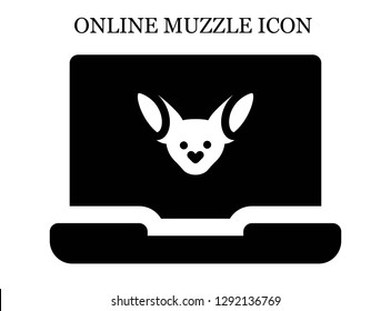 Fennec search icon. Editable Fennec search icon for web or mobile.
