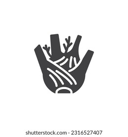 Icono vectorial de la bombilla del filamento. signo plano relleno para concepto móvil y diseño web. Icono de glifo de hierba de hinojo. Símbolo, ilustración del logotipo. Gráficos vectoriales