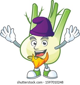 Fennel mascot cartoon style as an Elf