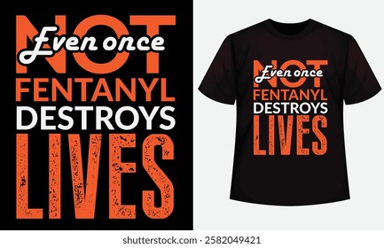 Fentanyl Drug design for t-shirt, bags, mugs, stickers, banner, poster, icon, logo etc. Fully Editable Print Ready Template - Vector.