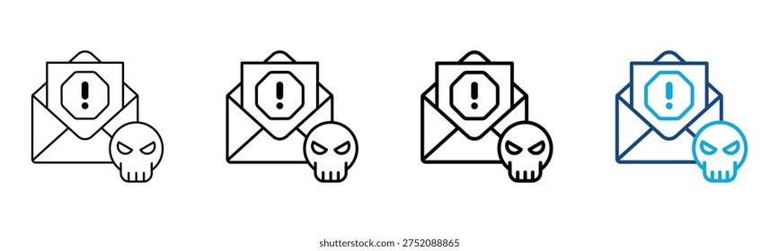 Ferent19-Spam Icon Different Style Outline Collection Set Vector Illustration