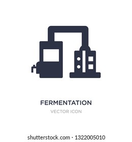 fermentation icon on white background. Simple element illustration from Alcohol concept. fermentation sign icon symbol design.