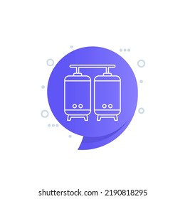 fermentation line icon for web