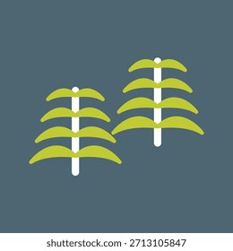 Fern Creative Vector Grafiksymbol