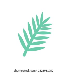 fern icon. Isolated vector illustration
