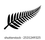 fern leaf black vector designs