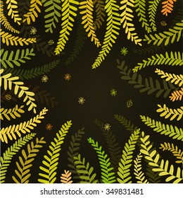 fern leaves
