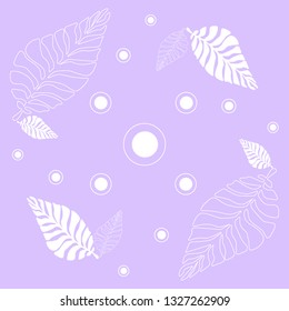 fern leaves on a gently pink background. pattern love. texture for bed linen