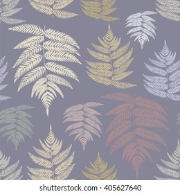 Fern seamless pattern