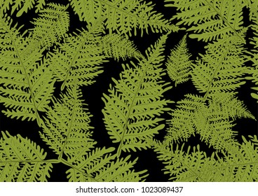 fern seamless texture on back background