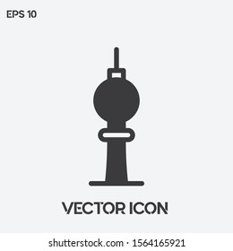 "Fernsehturm Berlin" vector icon illustration. Ui/Ux. Premium quality.