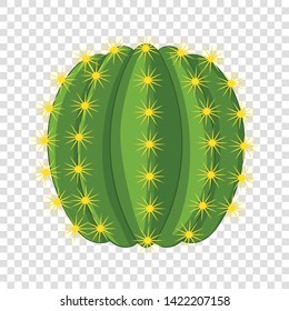 Ferocactus icon. Cartoon illustration of ferocactus vector icon for web