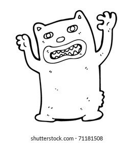 ferocious beast cartoon