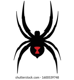 ferocious black spider for your custom logo, vector and tattoo