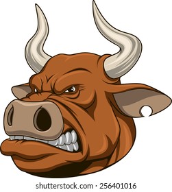 Ferocious bull