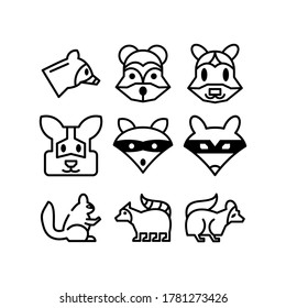 ferret icon or logo isolated sign symbol vector illustration - Collection of high quality black style vector icons

