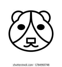 ferret icon or logo isolated sign symbol vector illustration - high quality black style vector icons
