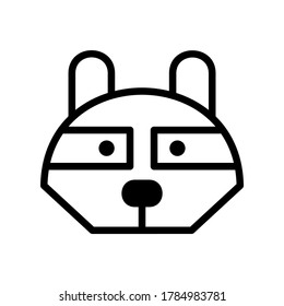 ferret icon or logo isolated sign symbol vector illustration - high quality black style vector icons
