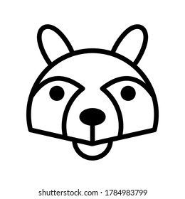ferret icon or logo isolated sign symbol vector illustration - high quality black style vector icons
