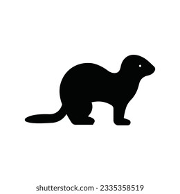 Ferret Vector icon which can easily modify or edit

