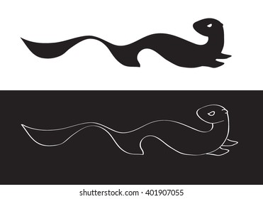 ferret -vector illustration