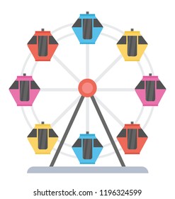 
A ferris wheel for circus play
