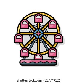 Ferris wheel doodle