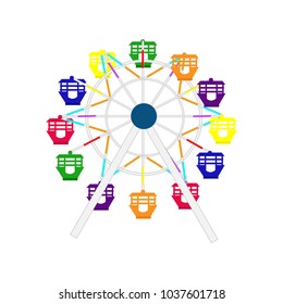Ferris wheel icon