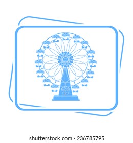 Ferris wheel icon