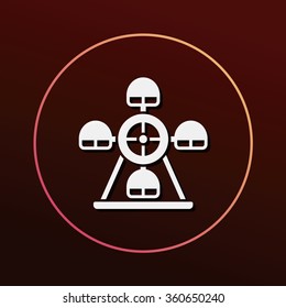 Ferris wheel icon