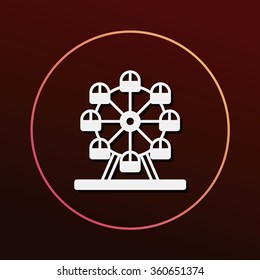 Ferris wheel icon