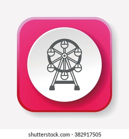 Ferris wheel icon