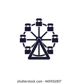 Ferris wheel icon