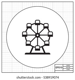 Ferris wheel icon