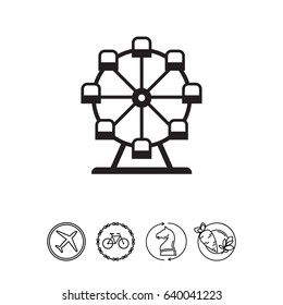 Ferris wheel icon