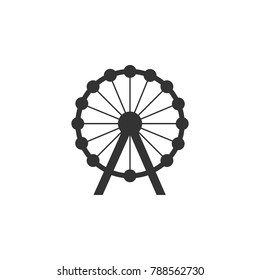 Ferris wheel icon. Amusement park element icon. Premium quality graphic design. Signs, outline symbols collection icon for websites, web design, mobile app, info graphics on white background