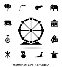 Ferris wheel icon. Universal set of circus for website design and development, app development