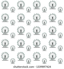 ferris wheel park attraction background