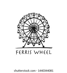 Ferris wheel, sketch for your design