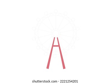 The Ferris wheel with a very light color cannot be seen clearly due to the white background. You can see the Ferris wheel well by changing the background color during use.