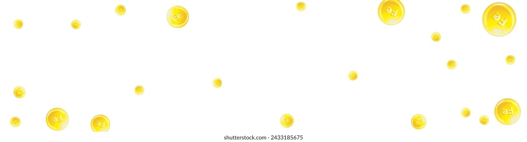 Ferritin round droplets scattered randomly.  Beauty treatment and nutrition skin care.   Medical and scientific background.  Healthy life concept.