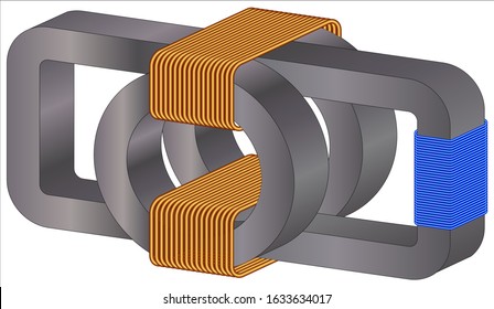 Ferrofluid Core Electric Power Transformers