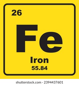 Icono de ron, elemento químico en la tabla periódica.