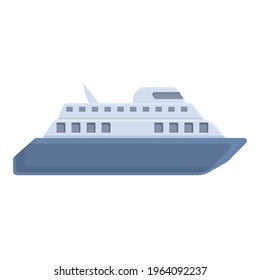 Ferry carrier icon. Cartoon of Ferry carrier vector icon for web design isolated on white background