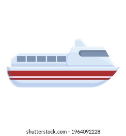 Ferry course icon. Cartoon of Ferry course vector icon for web design isolated on white background