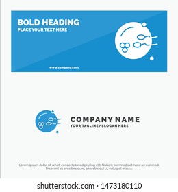Fertile, Procreation, Reproduction, Sex Solid Icon Website Banner and Business Logo Template