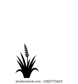 Fertile Rice Plants Design Element Vector Illustration. Fertile Rice Plants Logo. Fertile Rice Plants Icon.